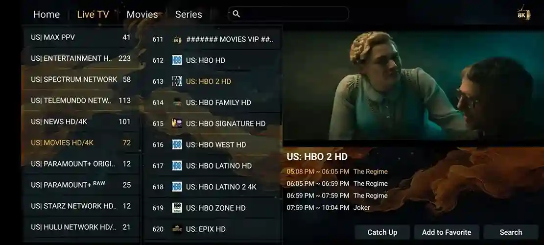 Preview 1 - Violet IPTV Premium IPTV Subscription
